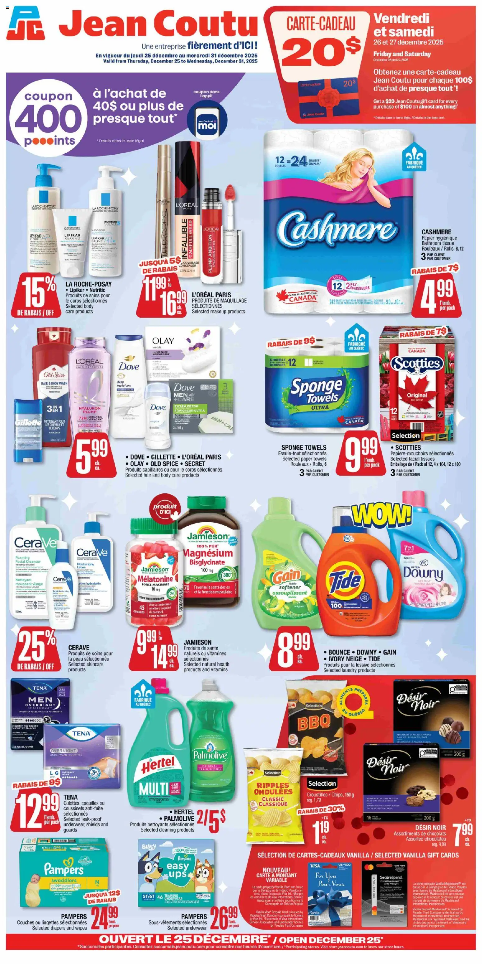 Preview of leaflet Circulaire from shop Jean Coutu is valid from Dec 25, 2025
