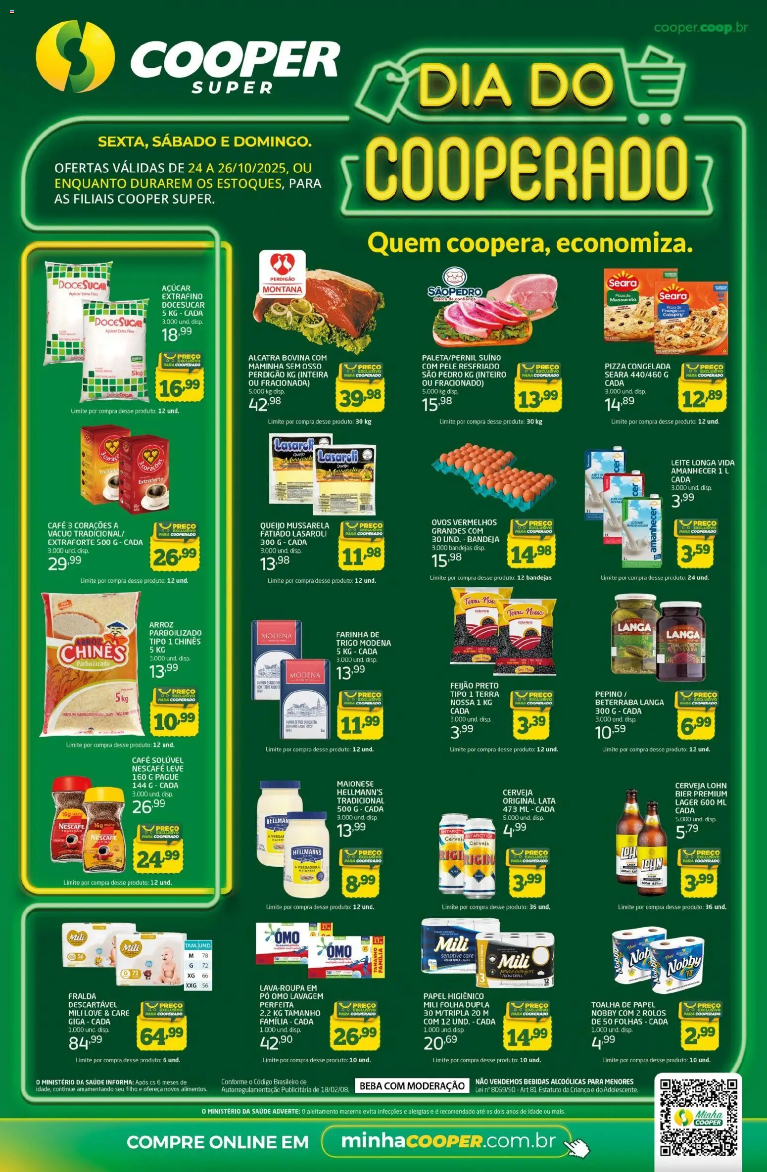 Cooper folheto "Super dia do cooperado" válido a partir de 24/10/2025 - número de página 1
