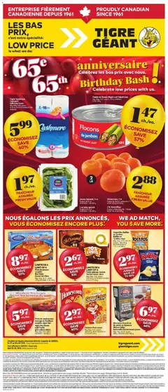Un aperçu du dépliant Giant Tiger weekly flyer / circulaire du magasin Giant Tiger est valide à partir 22 avr. 2026