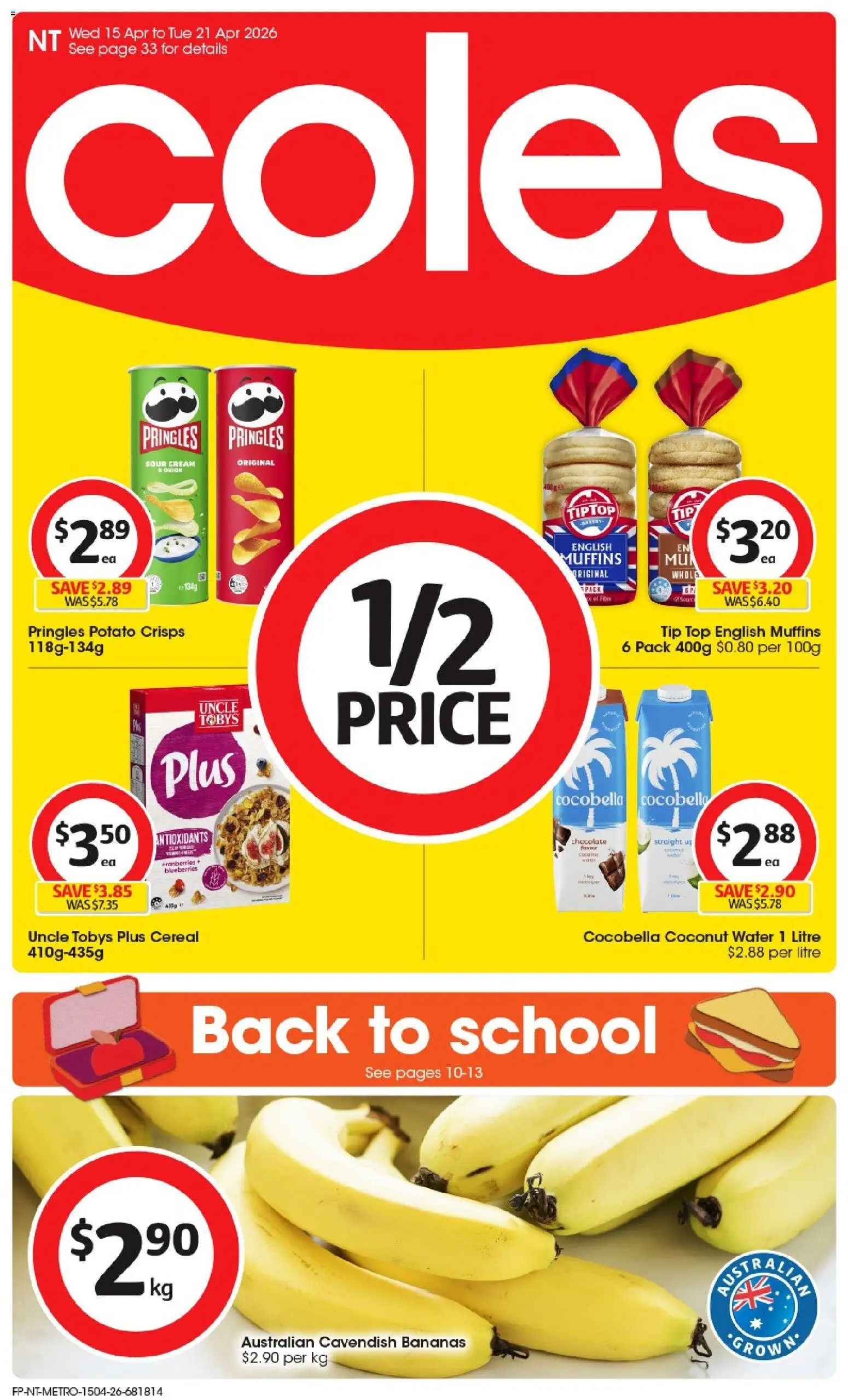 Preview of catalogue Coles catalogue NT from shop Coles valid 15/04/2026