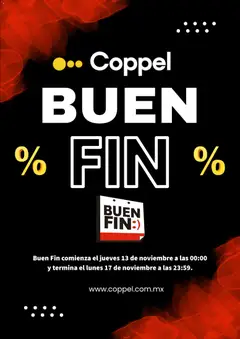 Vista previa las ofertas de la tienda Coppel - Buen Fin aviso desde el 26/10/2025 