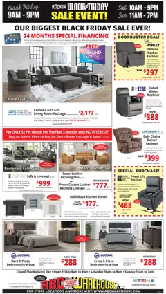 Ad Preview of ABC Warehouse Black Friday from 11/28/2025 | Page: 5