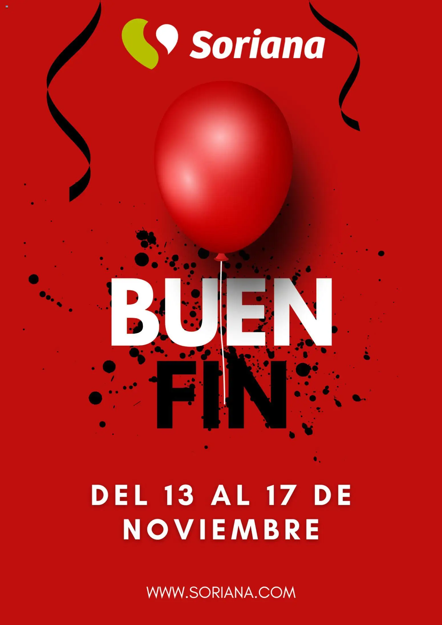 Vista previa las ofertas de la tienda Soriana - Buen Fin aviso desde el 27/10/2025 