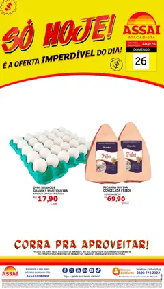 Pré-Visualização do folheto "Assaí Atacadista ofertas - AM" da loja Assaí Atacadista válido a partir de 26/04/2026
