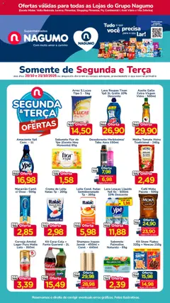 Pré-Visualização do folheto "Ofertas Segunda e Terça" da loja Nagumo válido a partir de 20/10/2025