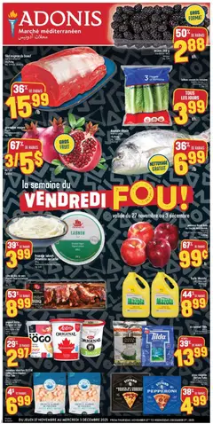 Preview of leaflet Black Friday Circulaire from shop Adonis is valid from Nov 27, 2025