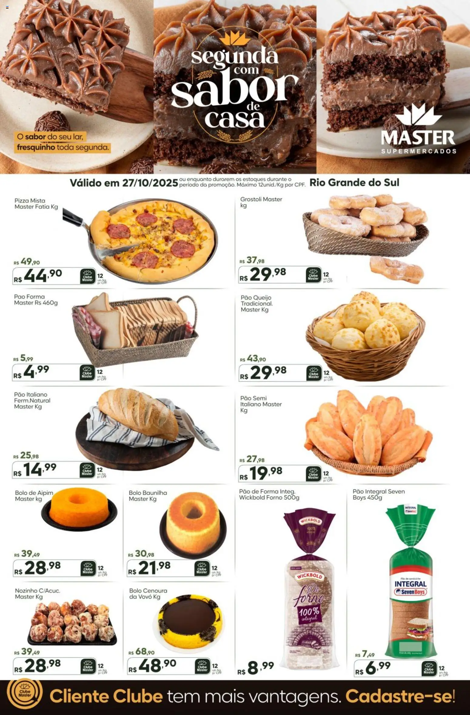 Master folheto "Ofertas do Dia" válido a partir de 27/10/2025 - número de página 1