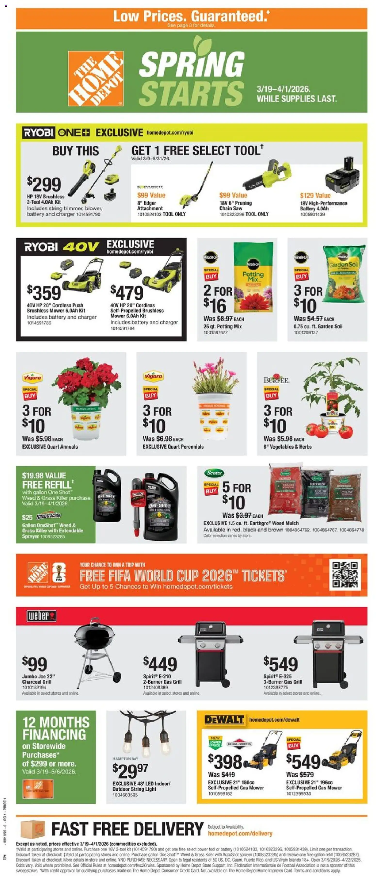 Ad Preview of Home Depot Home Depot Local Ad - AZ from 03/19/2026