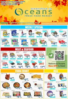 Preview of leaflet Weekly Flyer - Mississauga from shop Oceans is valid from Oct 17, 2025