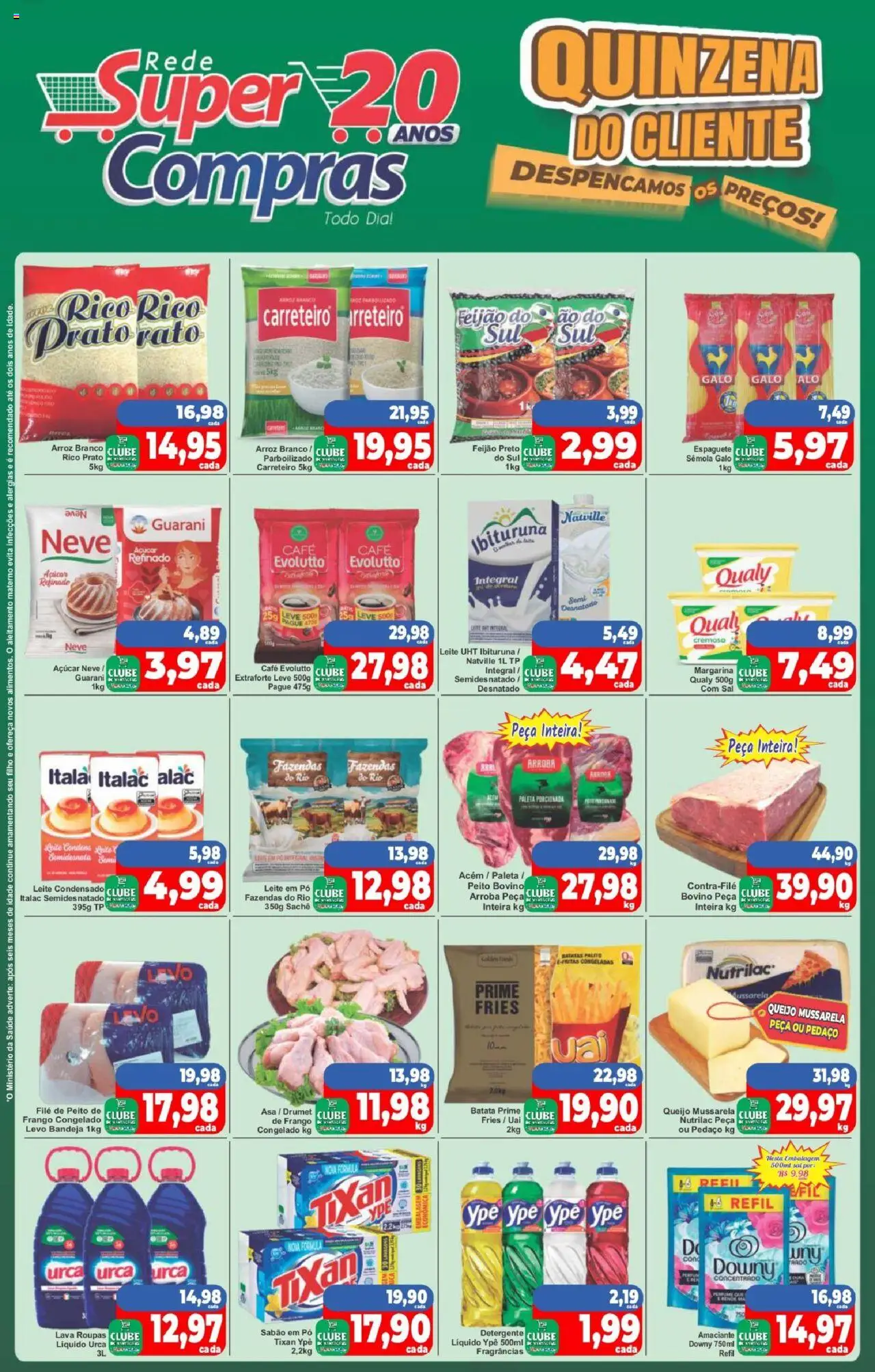Rede Super Compras folheto "Ofertas da semana" válido a partir de 12/09/2025 - número de página 1