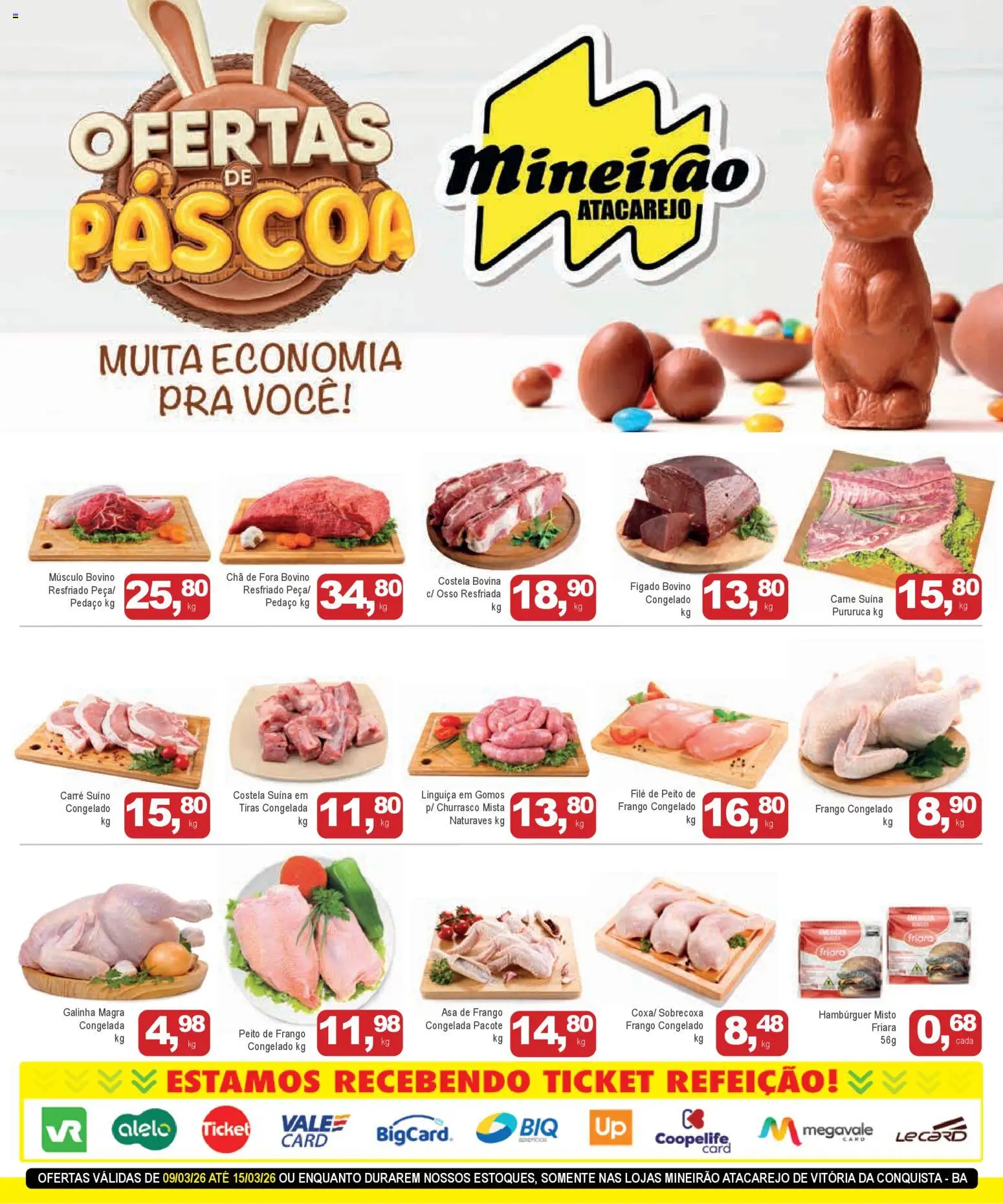 Pré-Visualização do folheto "Mineirão Atacarejo - Ofertas da semana" da loja Mineirão Atacarejo válido a partir de 09/03/2026