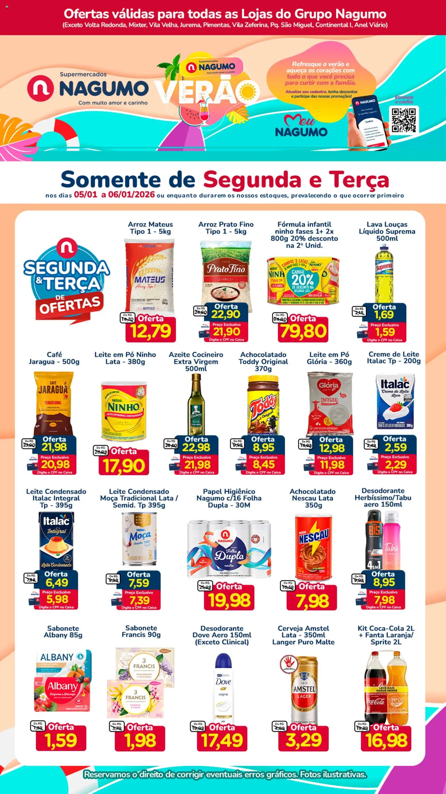 Pré-Visualização do folheto "Ofertas da semana" da loja Nagumo válido a partir de 05/01/2026