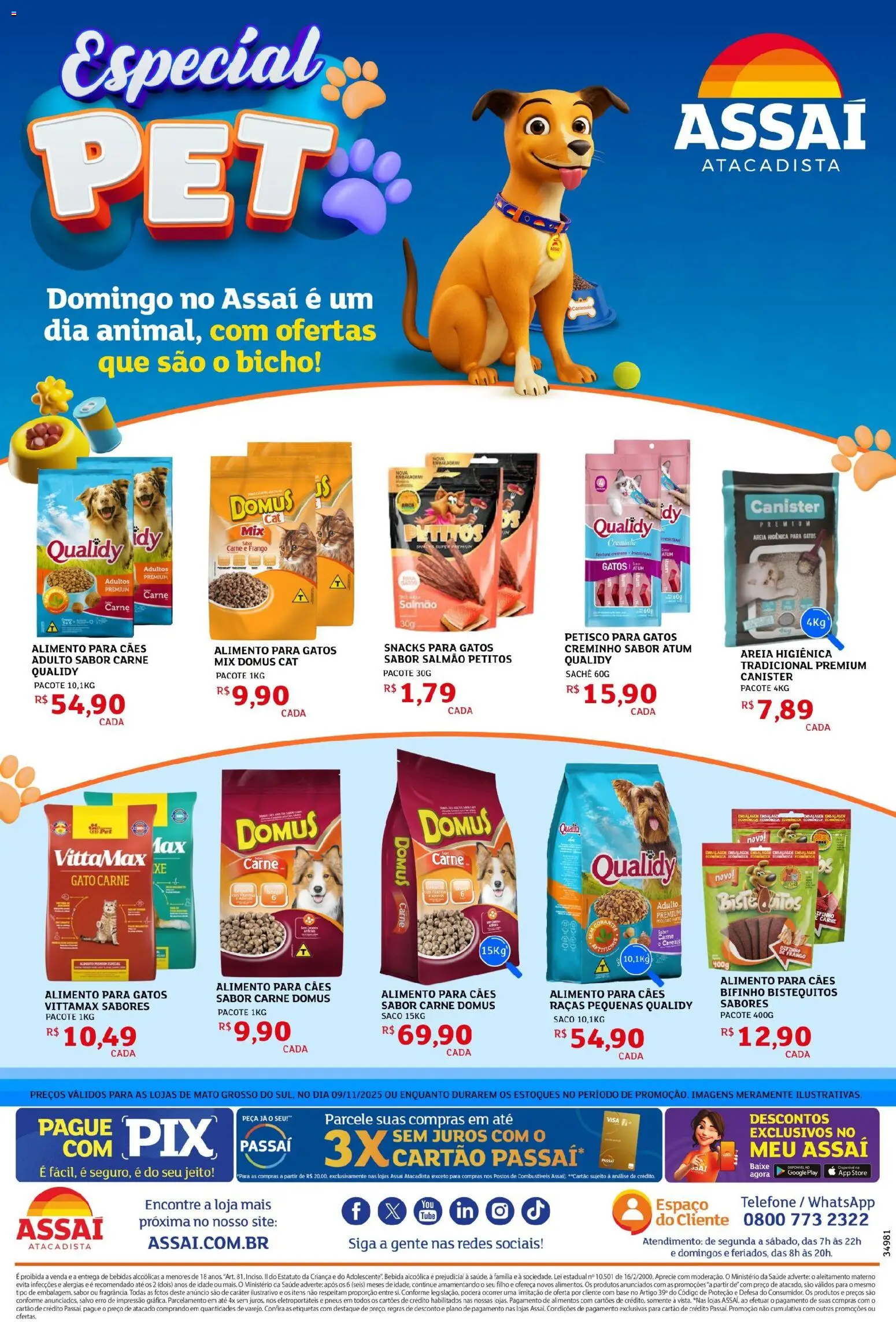 Pré-Visualização do folheto "Encarte - MS" da loja Assaí Atacadista válido a partir de 09/11/2025