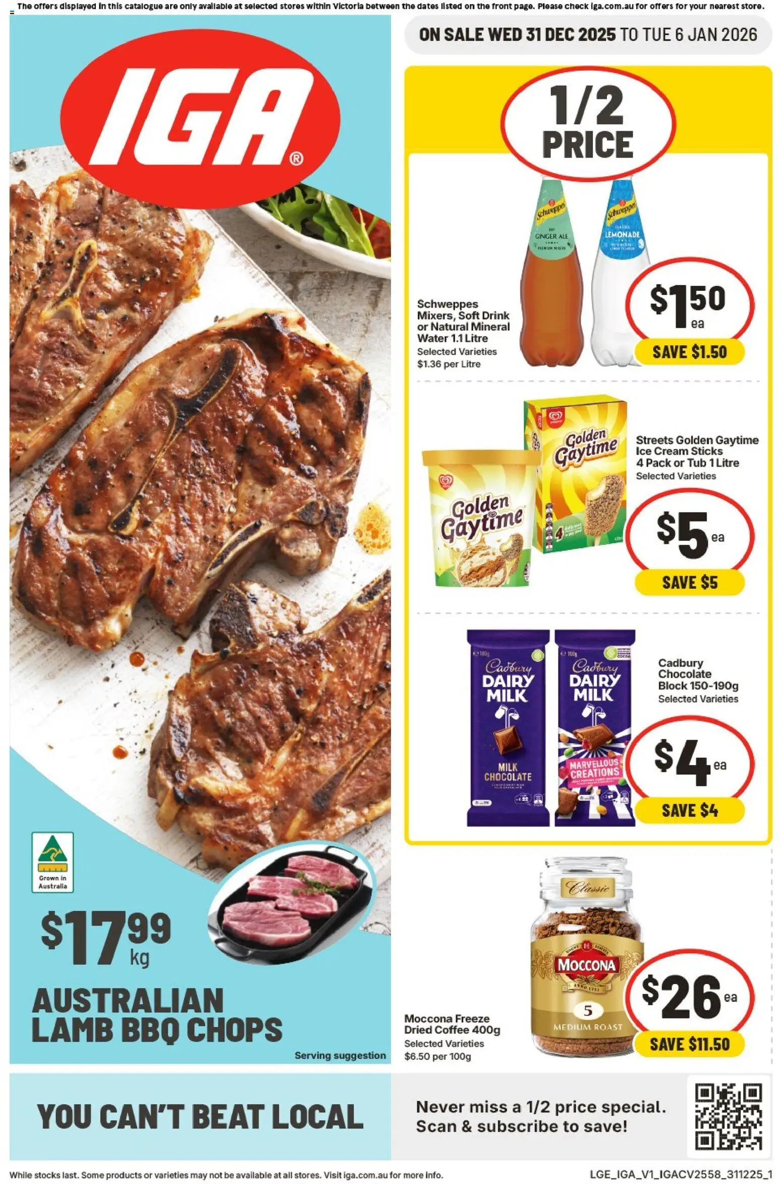 Preview of catalogue Catalogue from shop IGA valid 31/12/2025
