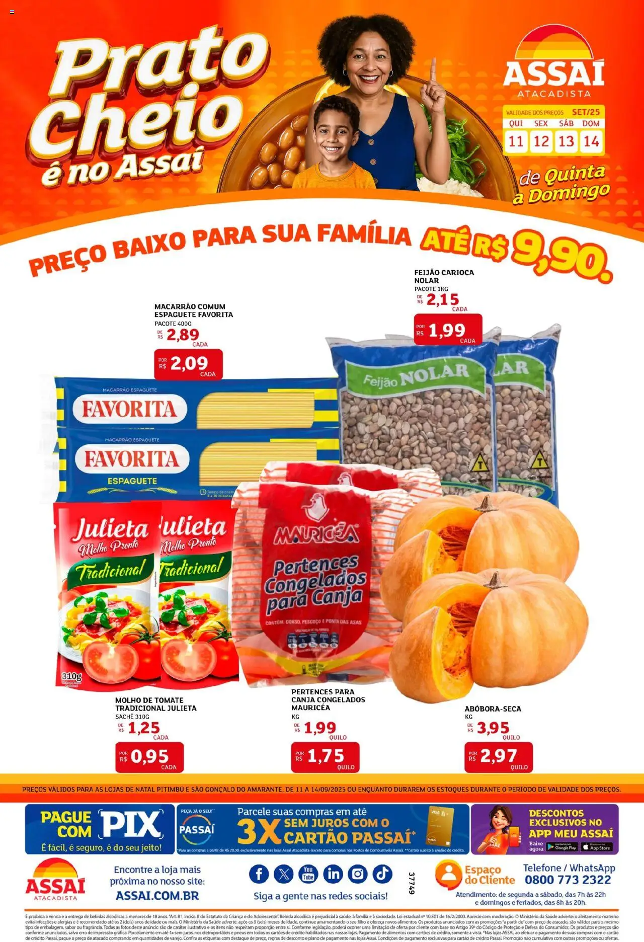 Assaí Atacadista folheto "Encarte - RN" válido a partir de 12/09/2025 - número de página 1