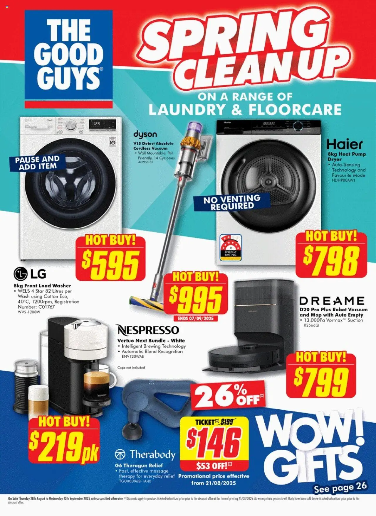 The Good Guys catalogue valid from 27/08/2025 - page 1