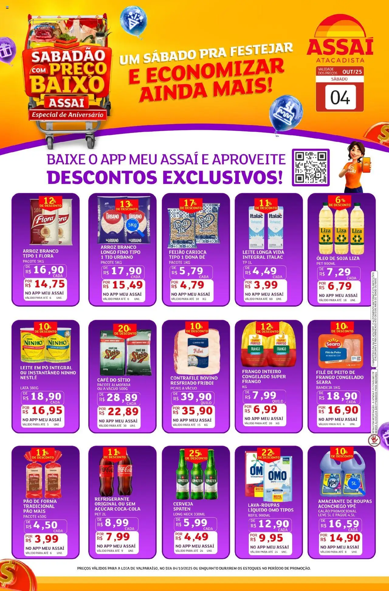 Assaí Atacadista folheto "Encarte - GO" válido a partir de 04/10/2025 - número de página 1