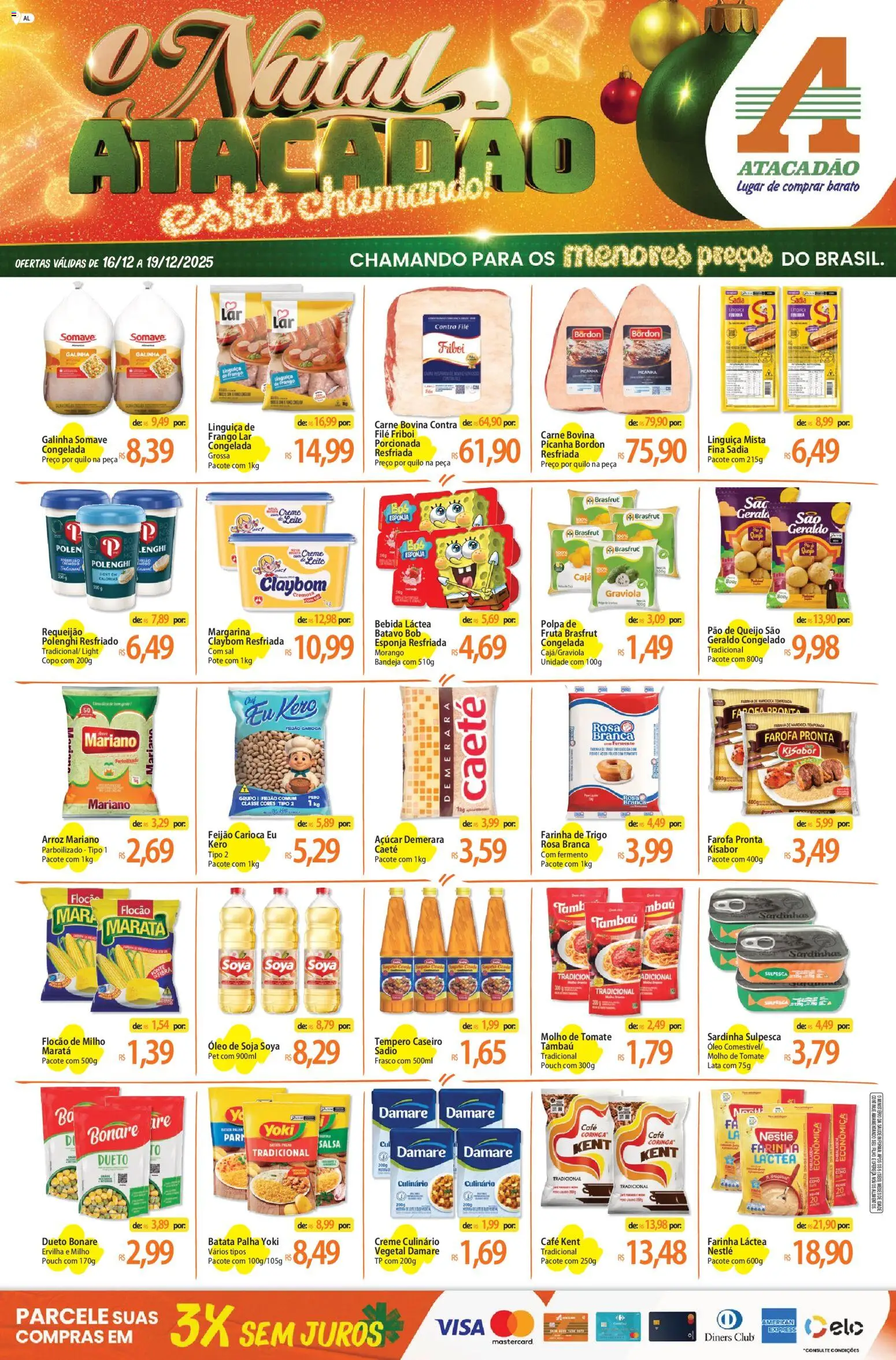 Pré-Visualização do folheto "Ofertas - AL" da loja Atacadão válido a partir de 16/12/2025