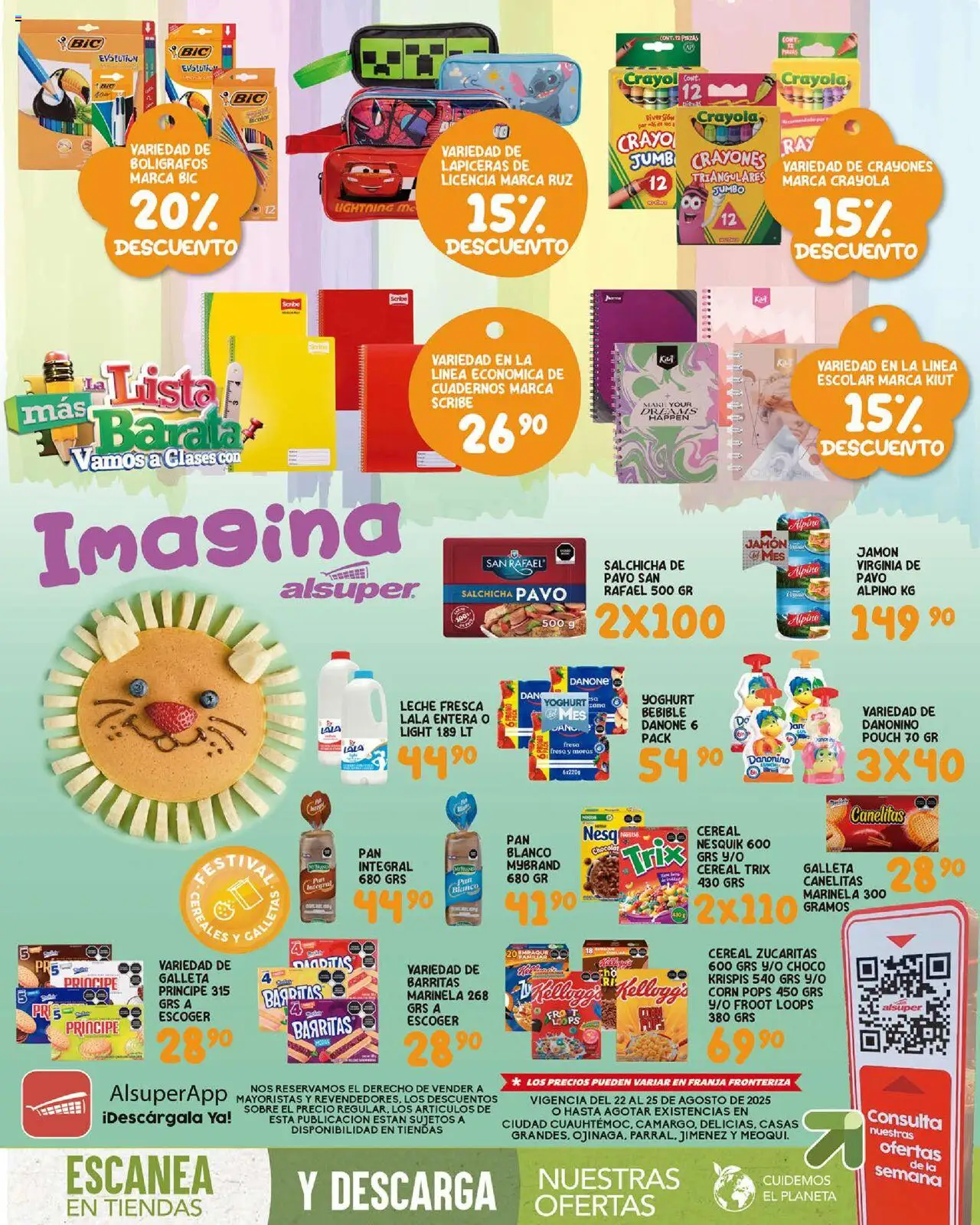 Folleto - Chihuahua Estado Alsuper y sus promociones válidas desde el 22/08/2025 - Número de página 1