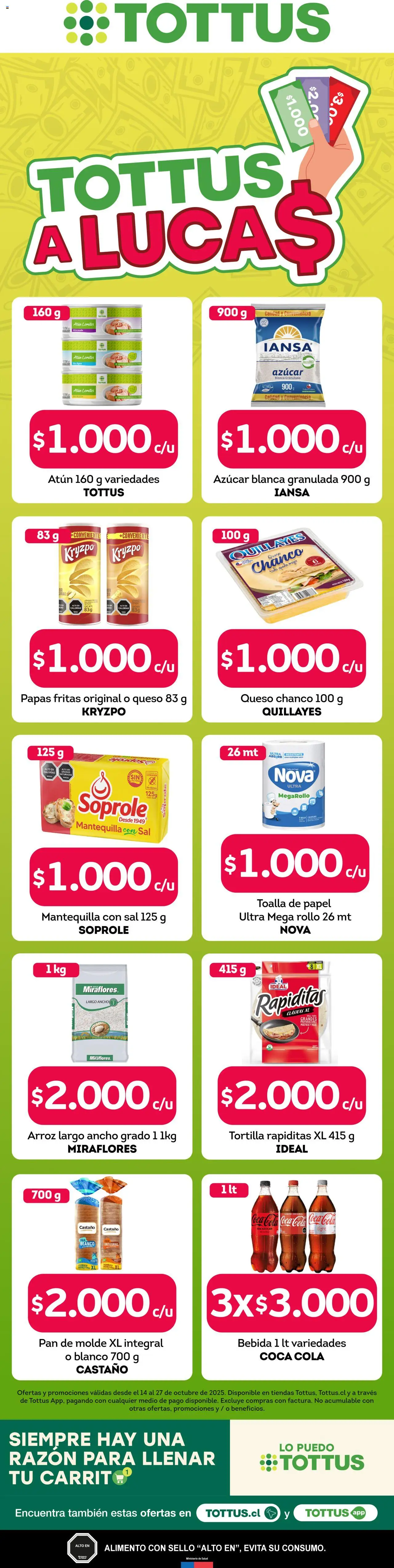 Tottus Ofertas > válido desde 14.10.2025 > número de página 1