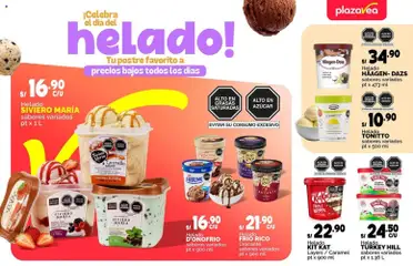 Vista previa de Plaza Vea - AVISO DIA DEL HELADO de la tienda Plaza Vea válido desde 10/04/2026