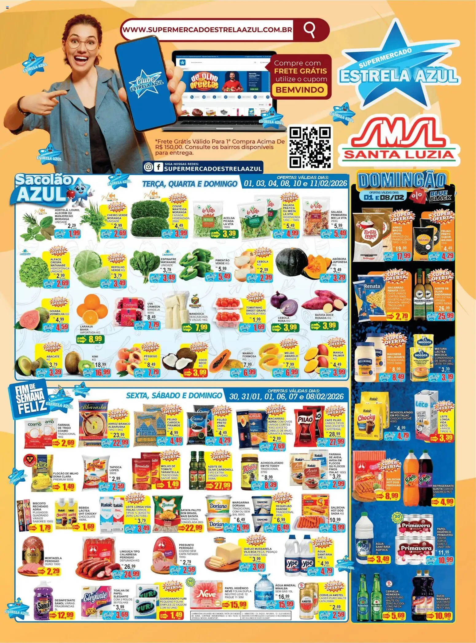 Pré-Visualização do folheto "Ofertas da semana" da loja Estrela Azul válido a partir de 29/01/2026
