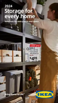 Preview of leaflet Storage for Every Room - Brochure 2024 from shop IKEA is valid from Jan 01, 2024