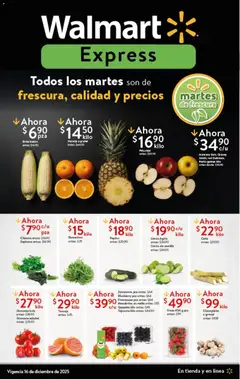 Vista previa las ofertas de la tienda Walmart Express - Folleto Ofertas desde el 16/12/2025 