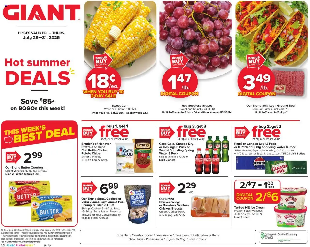 Giant Weekly Ad from 07/25/2025 - Flyer - Page number 1