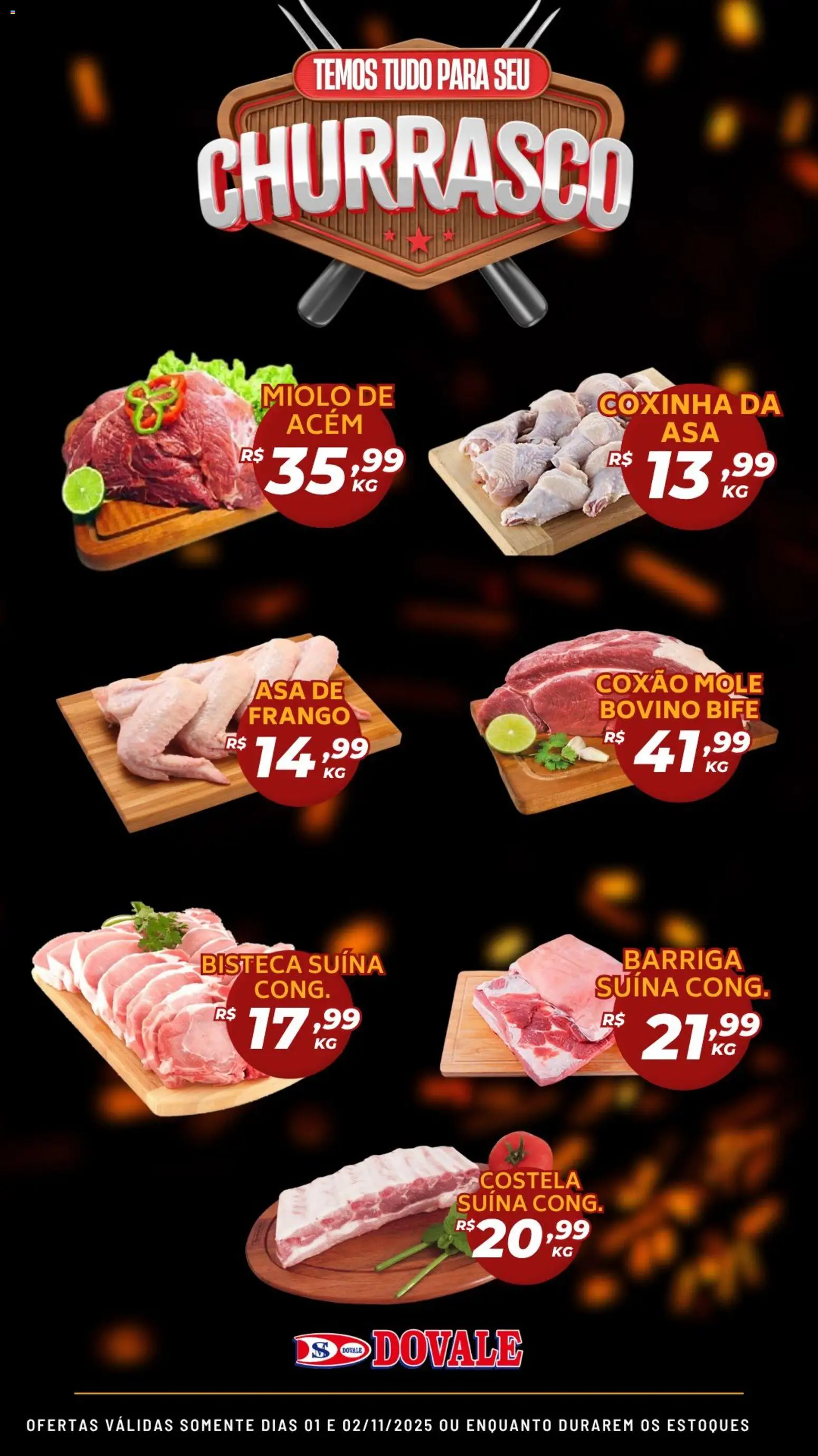 Pré-Visualização do folheto "Ofertas da semana" da loja Dovale válido a partir de 01/11/2025