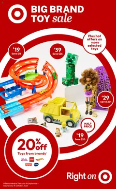 Preview of catalogue Catalogue from shop Target valid 18/09/2025