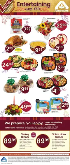Ad Preview of Albertsons Specialty Publication from 11/19/2025
