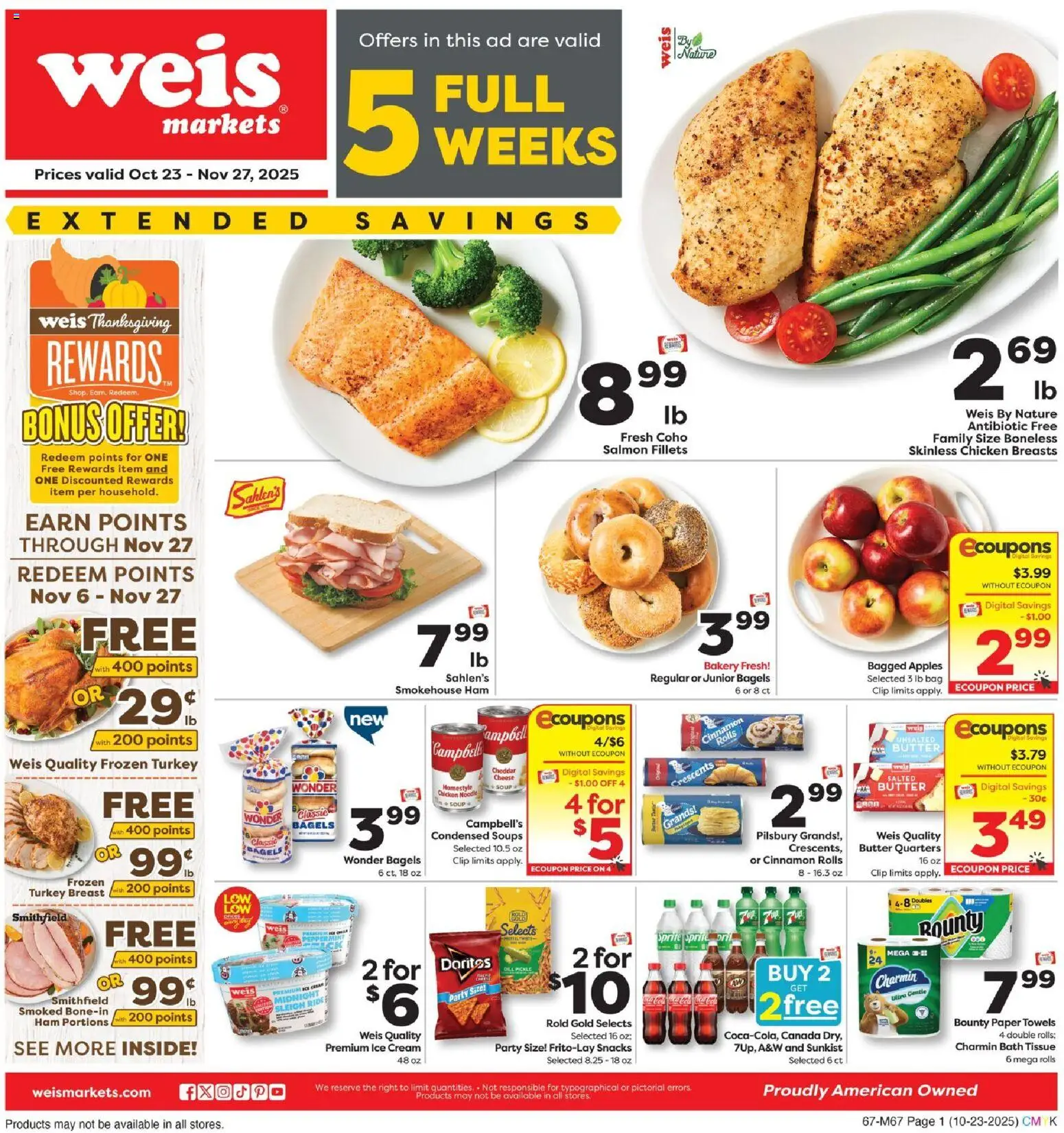 Weis Monthly Ad from 10/23/2025 - Flyer - Page number 1