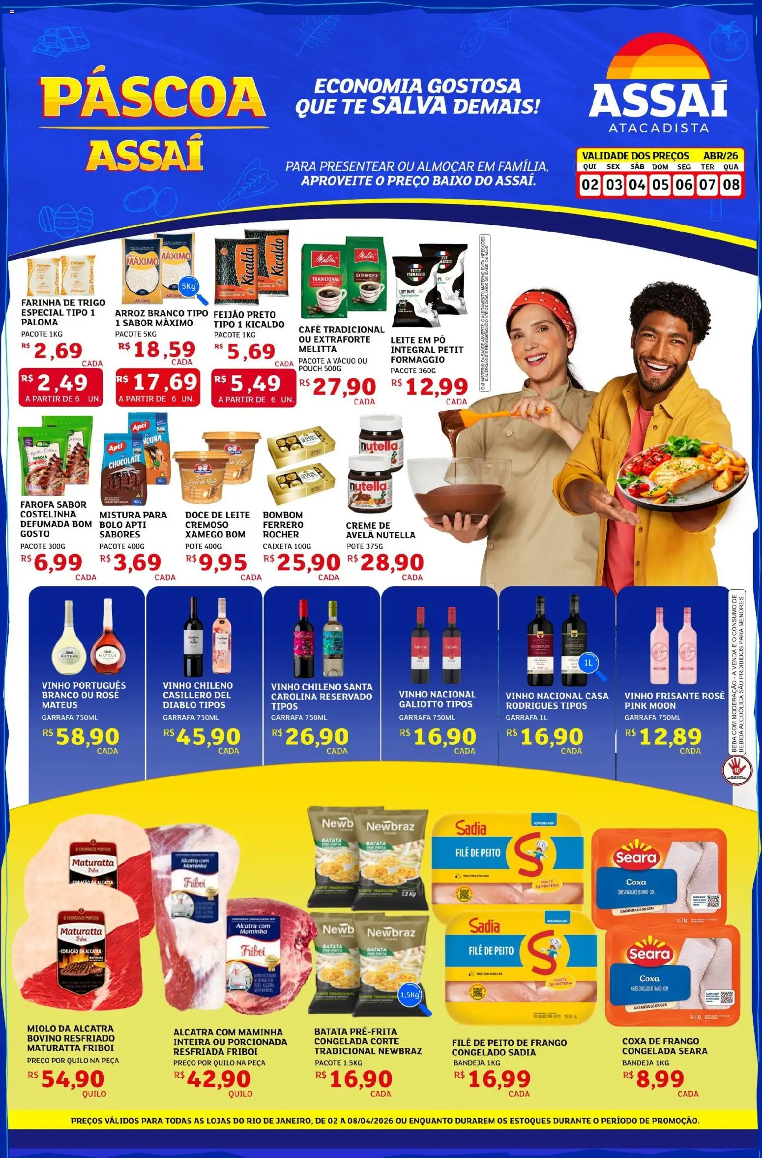 Pré-Visualização do folheto "Assaí Atacadista ofertas - RJ" da loja Assaí Atacadista válido a partir de 02/04/2026