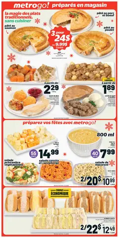 Un aperçu du dépliant Weekly flyer / circulaire du magasin Metro est valide à partir 11 déc. 2025 | Page: 14