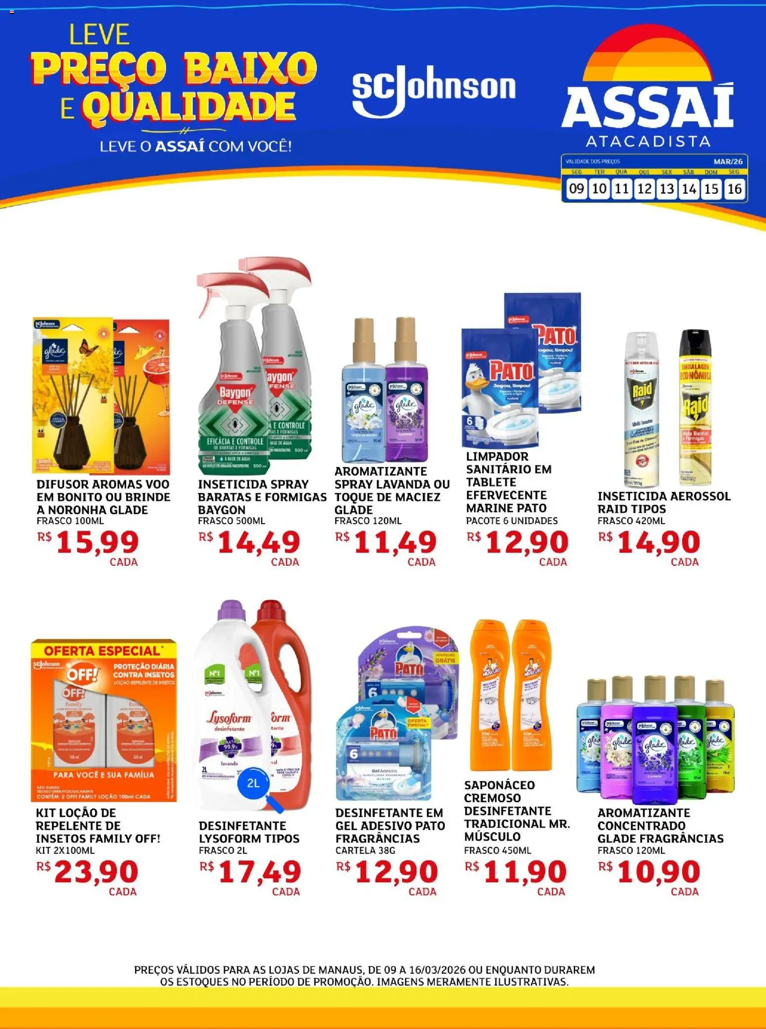 Pré-Visualização do folheto "Assaí Atacadista ofertas - AM" da loja Assaí Atacadista válido a partir de 09/03/2026