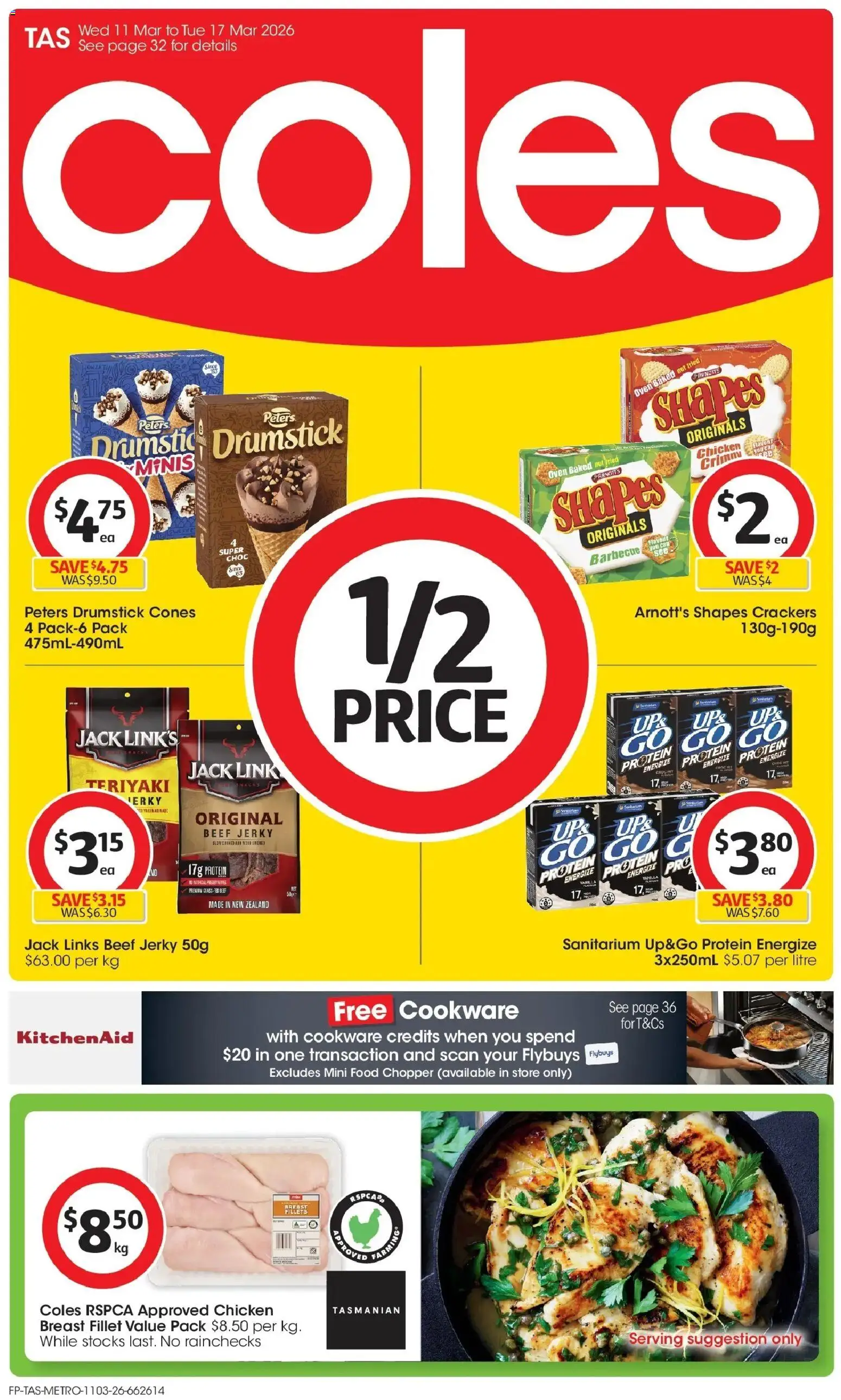 Preview of catalogue Coles catalogue TAS from shop Coles valid 11/03/2026