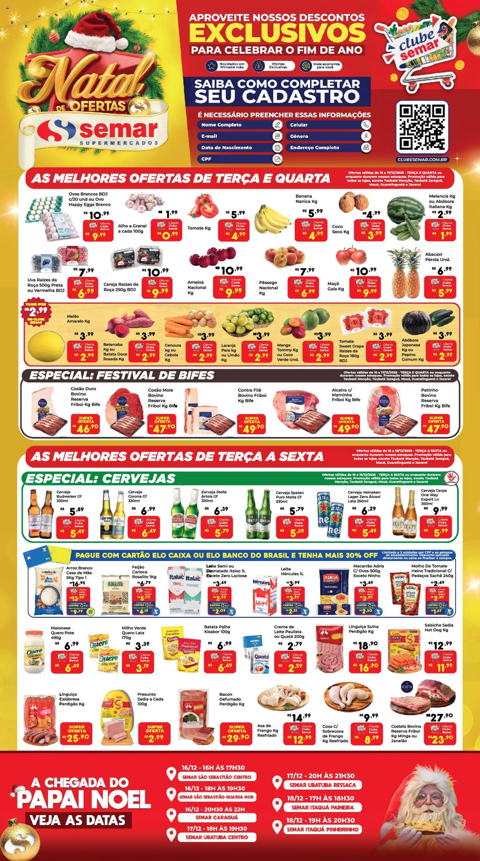 Pré-Visualização do folheto "Ofertas da semana" da loja Semar Supermercado válido a partir de 16/12/2025