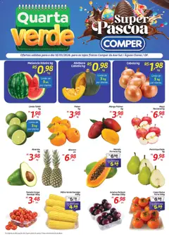 Pré-Visualização do folheto "Comper ofertas Quarta Verde" da loja Comper válido a partir de 18/03/2026