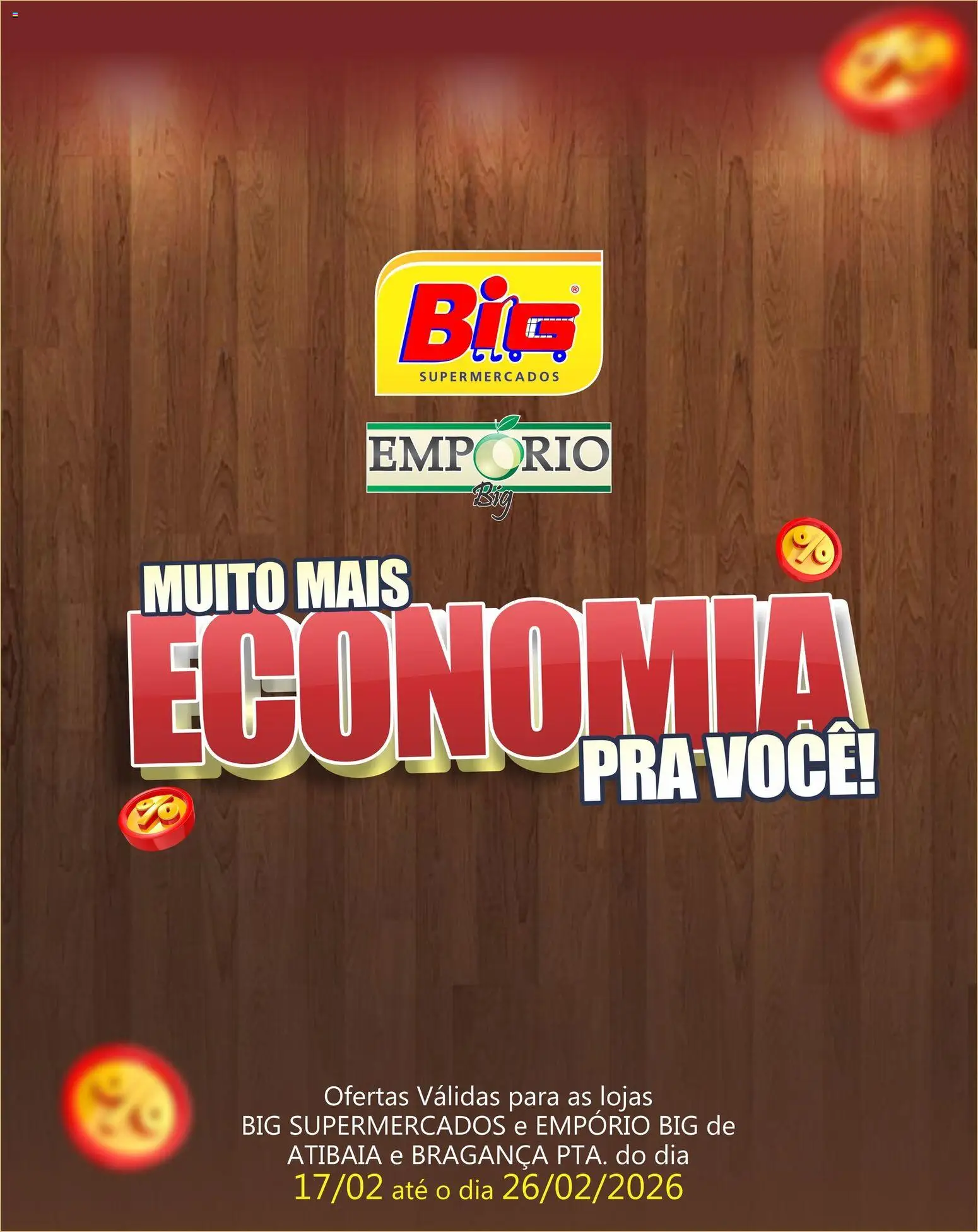 Pré-Visualização do folheto "Ofertas da semana" da loja Big Supermercados válido a partir de 17/02/2026