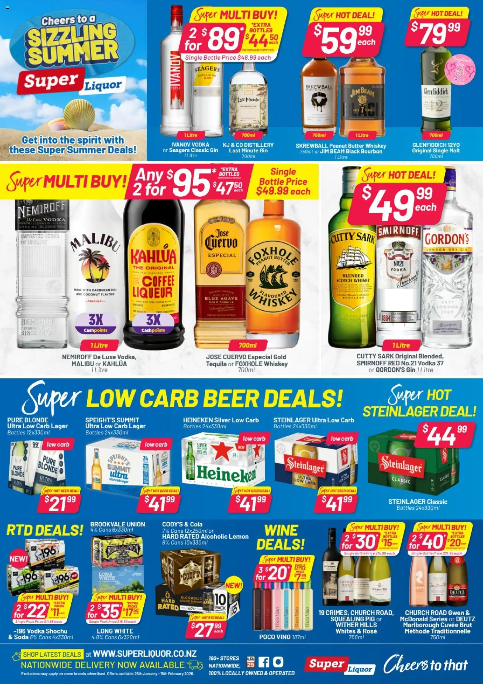 Preview of catalogue Catalogue from shop Super Liquor valid 26 Jan 2026