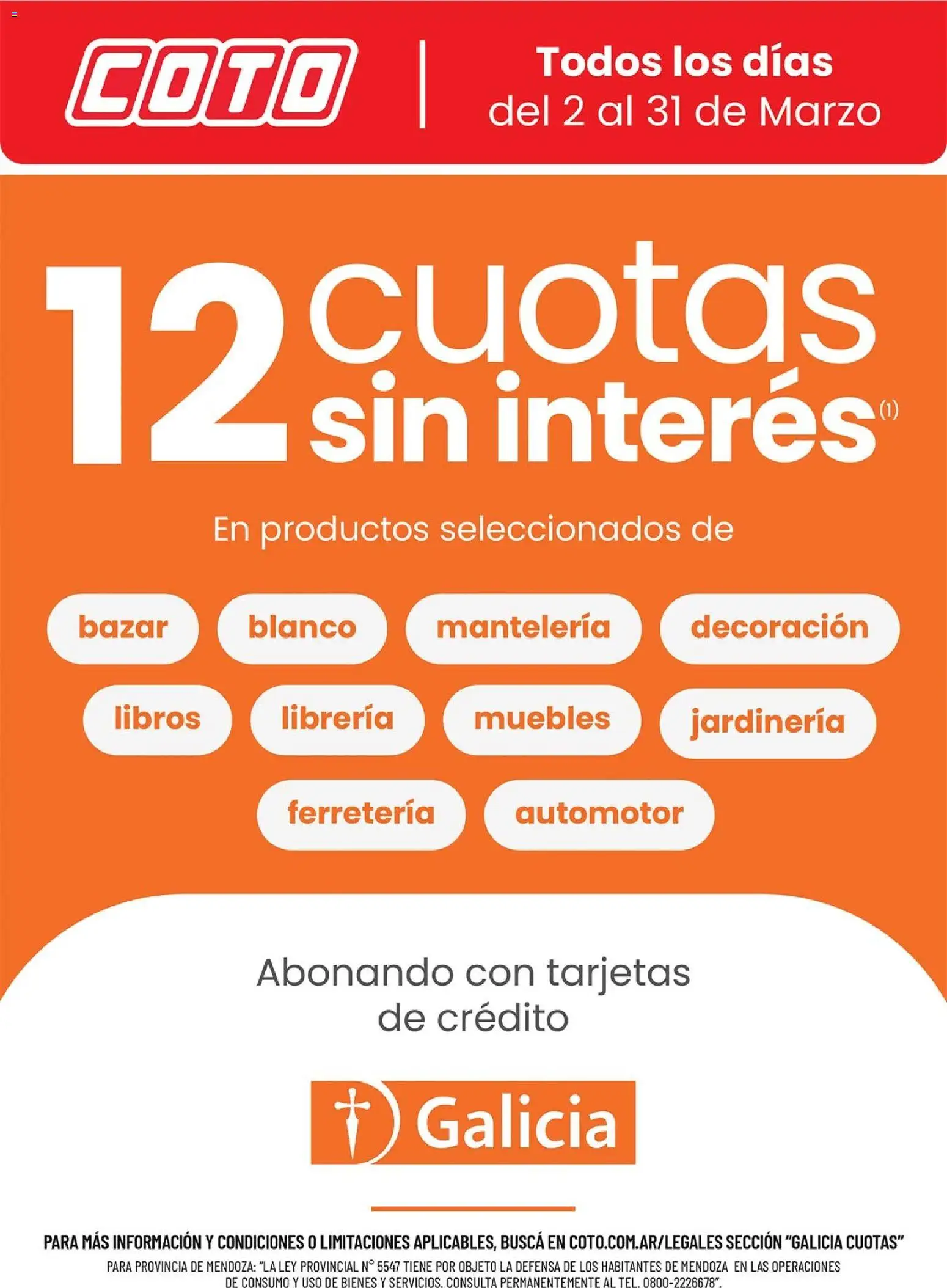 Vista previa del folleto de la tienda Coto válido desde el 02/03/2026 