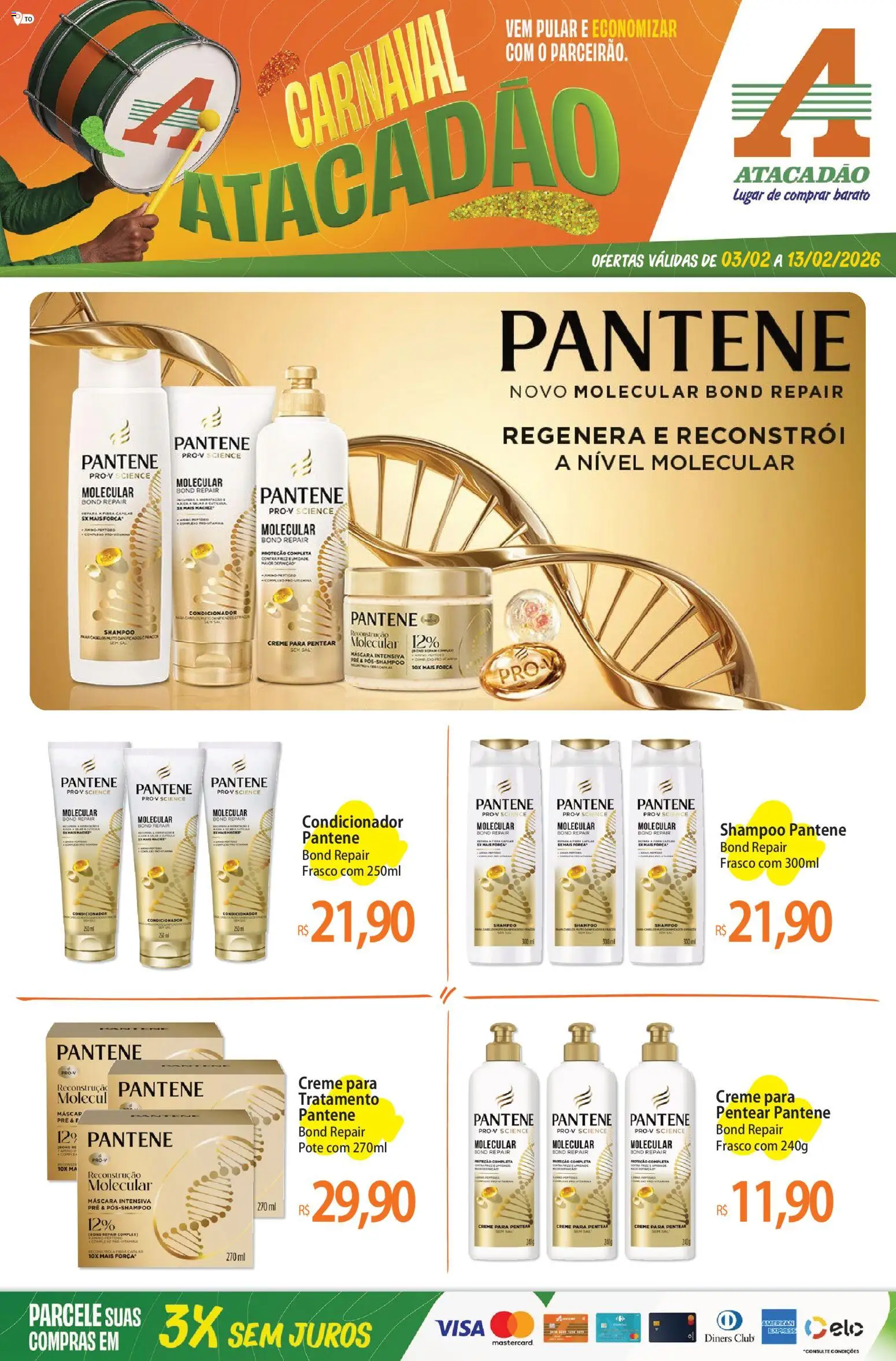 Pré-Visualização do folheto "Ofertas - TO" da loja Atacadão válido a partir de 03/02/2026