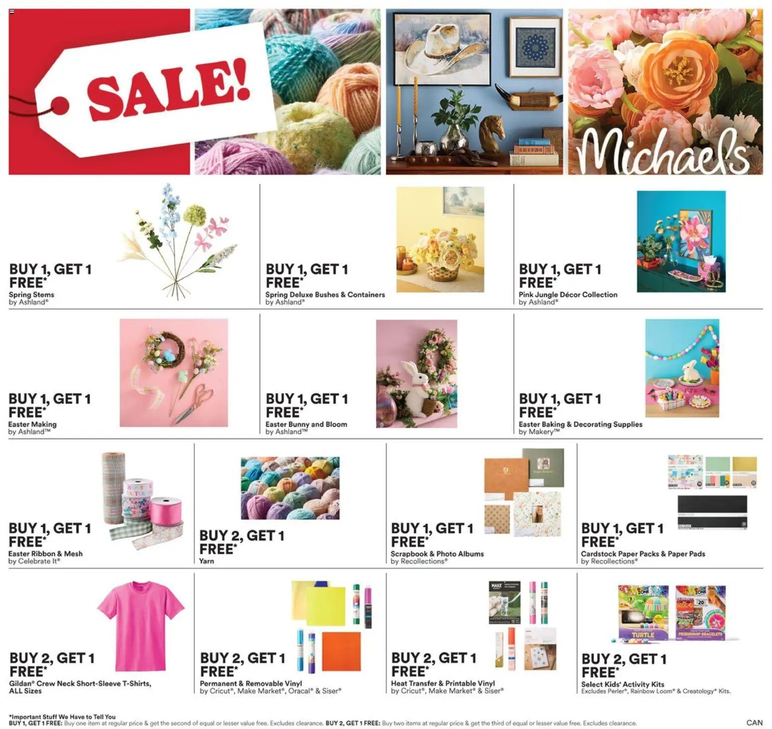 Preview of leaflet Weekly flyer / circulaire from shop Michaels is valid from Feb 20, 2026