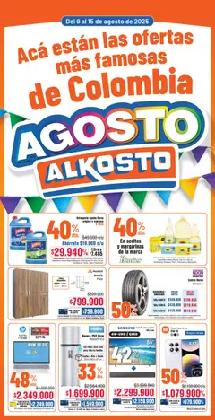  Vista previa del prospecto Catálogo Alkosto del almacen Alkosto válida del 09/08/2025 al 15/08/2025