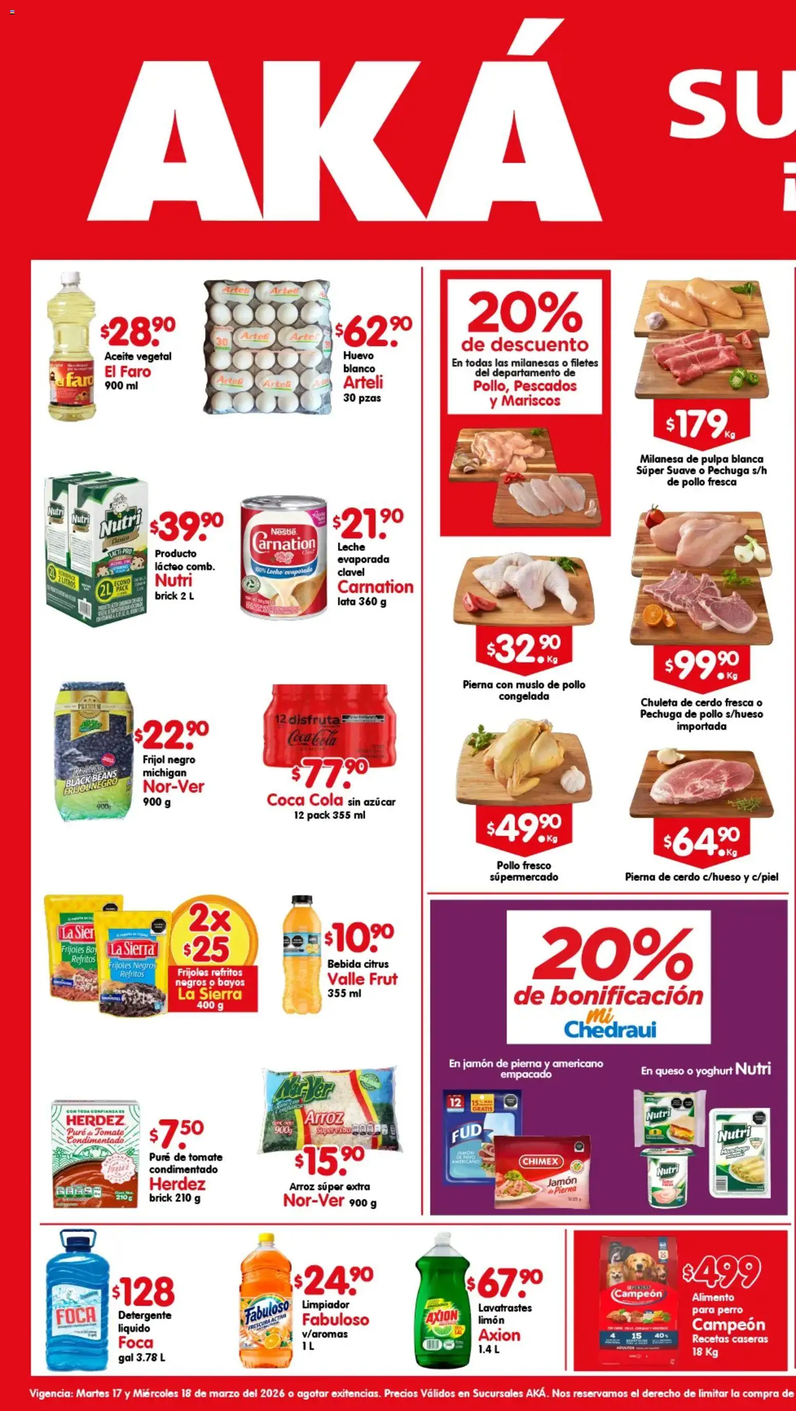 Vista previa las ofertas de la tienda Arteli - Arteli folleto Aká Super Bodega desde el 17/03/2026 