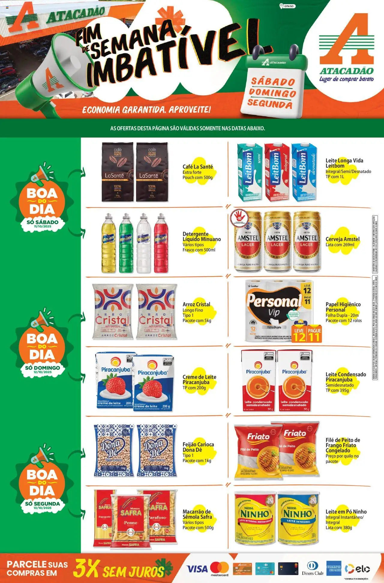 Atacadão folheto "Ofertas - GO" válido a partir de 11/10/2025 - número de página 1