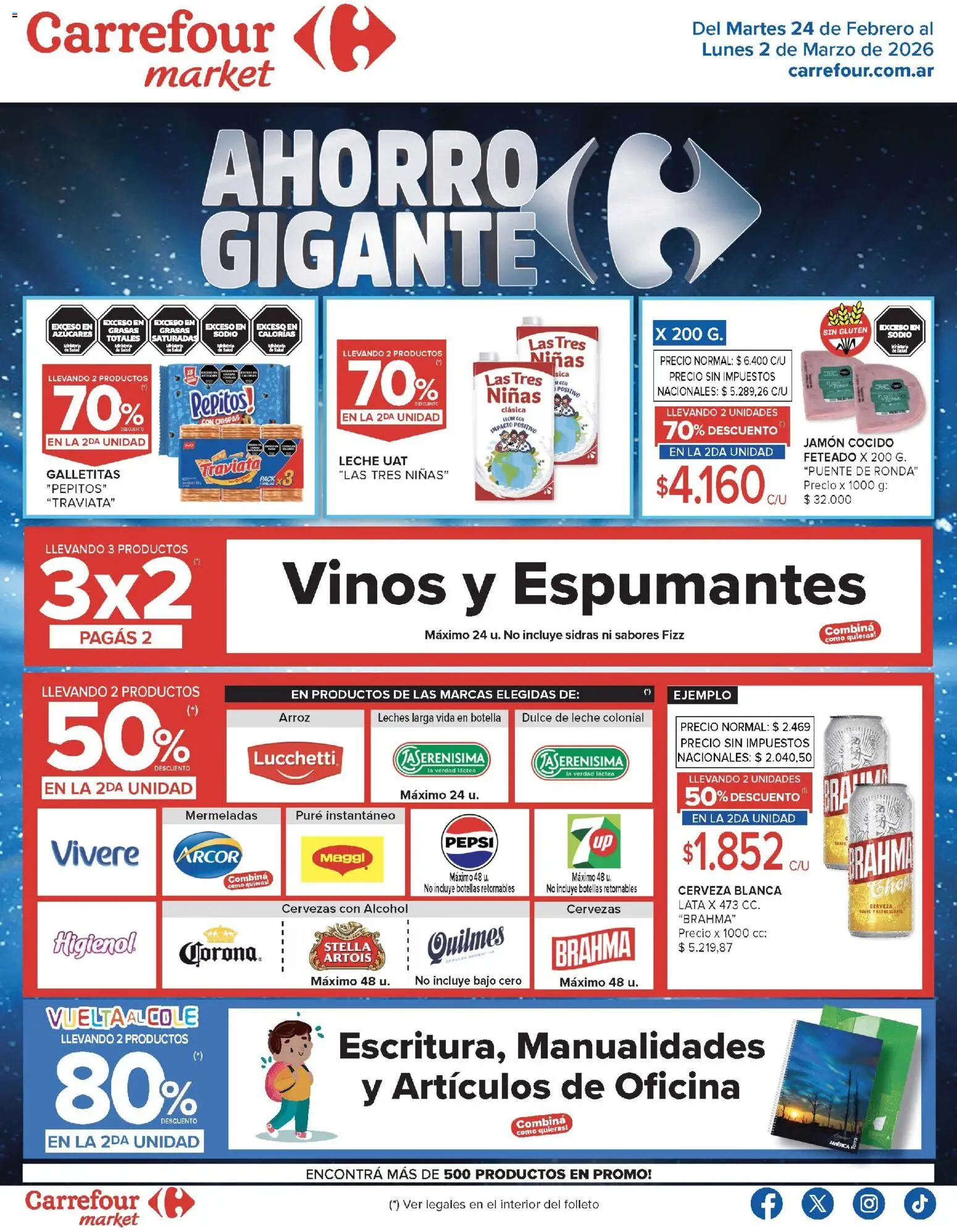 Vista previa del folleto de la tienda Carrefour Market válido desde el 24/02/2026 