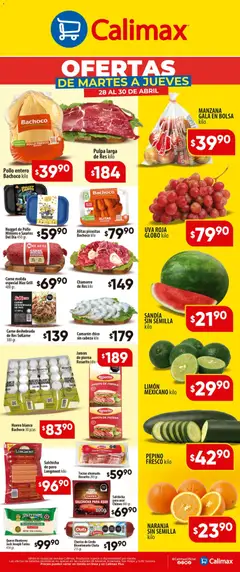 Vista previa las ofertas de la tienda Calimax - Calimax folleto desde el 28/04/2026 