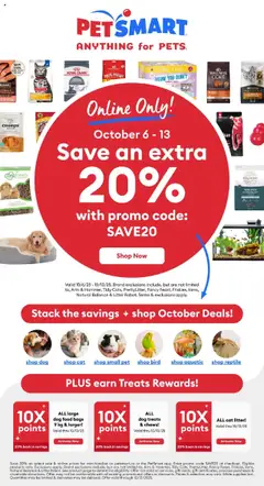 Preview of leaflet Weekend Flyer from shop Petsmart is valid from Oct 06, 2025